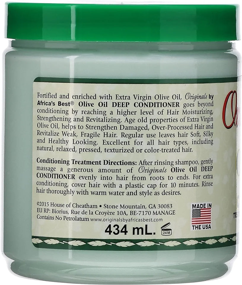 Africa's Best Originals Olive Oil Deep Conditioner 15 Oz