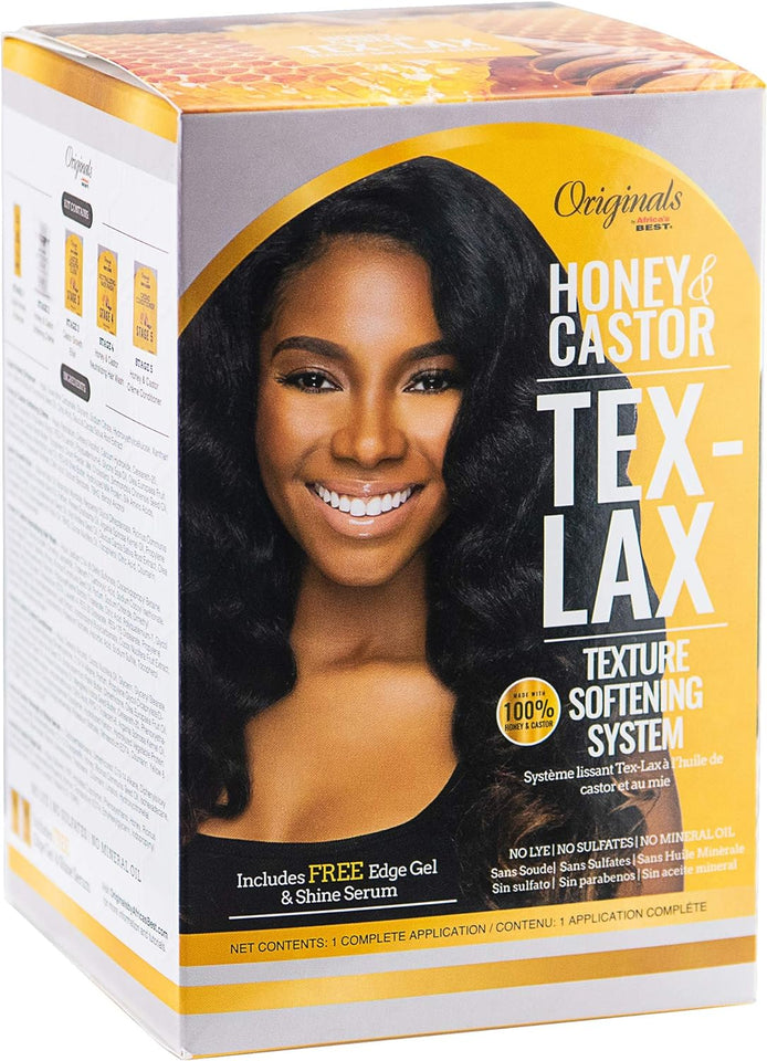Africa's Best Originals Honey and Castor Tex-Lax Hair Texture Softening System
