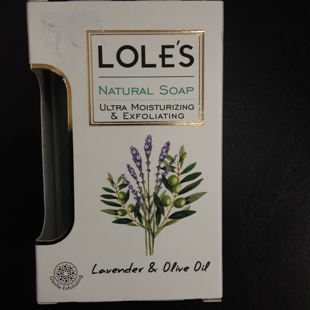 LOLE'S Savon Natural Ultra hydratant&exfoliant lavender&olive