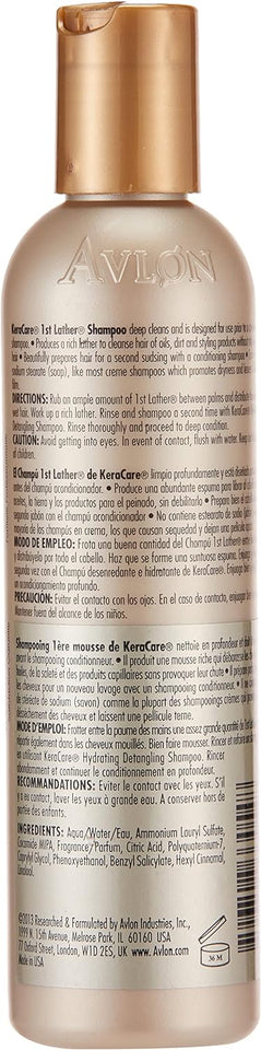 Avlon KeraCare 1st Lather ShampooSulfate-Free 8oz/240ml