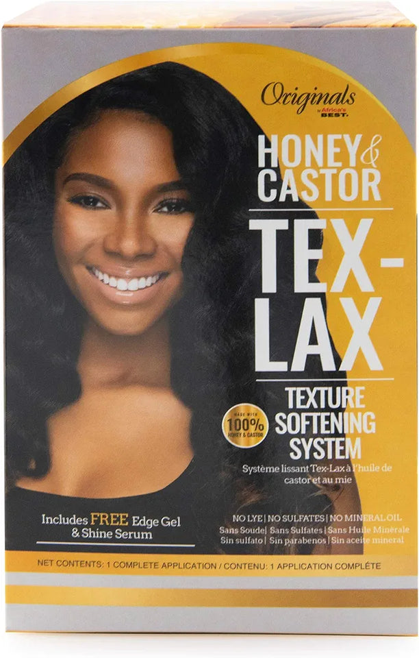Africa's Best Originals Honey and Castor Tex-Lax Hair Texture Softening System