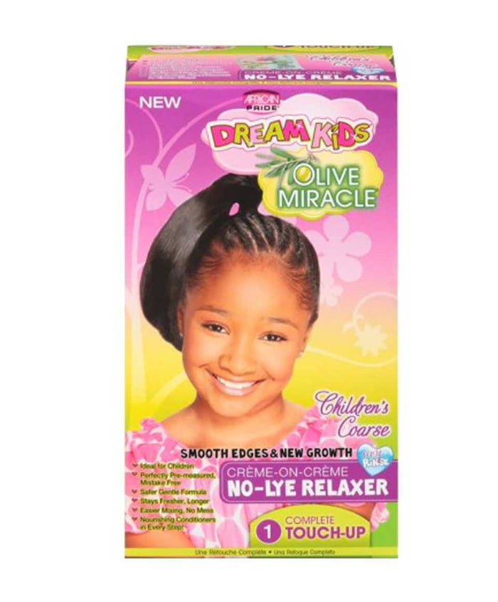 AFRICAN PRIDE DREAM KIDS OLIVE MIRACLE TOUCH-UP RELAXER, COARSE