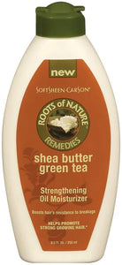 SoftSheen Carson Roots of Nature Green Tea Strengthening Oil Moisturizer For Hair Shea Butter