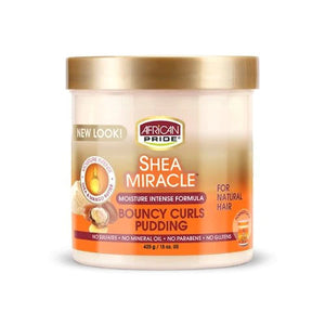 African Pride Shea Miracle Bouncy Curls Pudding 425