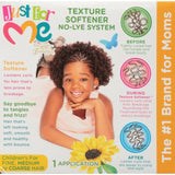 Just For Me Texture Softener No-Lye System Kit | Detangles, Soften & Style