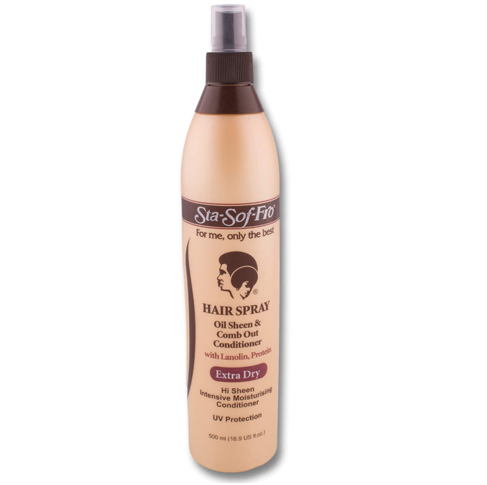 Sta-Sof-Fro Oil Sheen & Comb Out Conditioner Spray 500ml