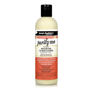 Aunt Jackie's Flaxseed Collection Purify Me Moisturizing Co-Wash Cleanser 12 oz