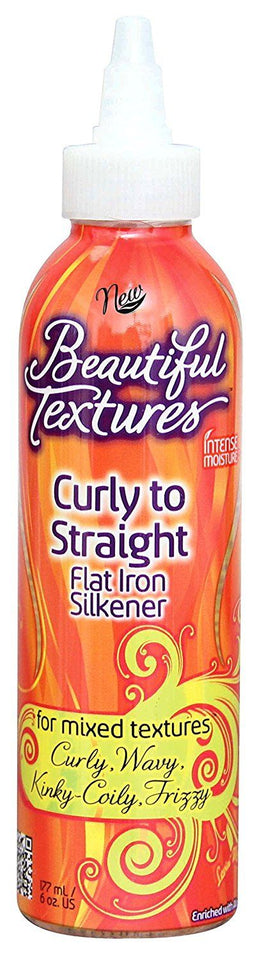 Beautiful Textures Curly To Straight Flat Iron Silkener 177ml/6oz.