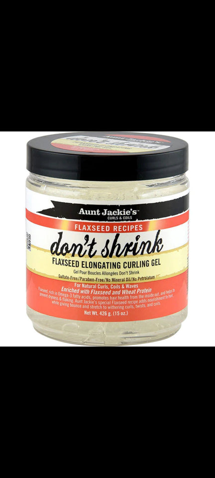 Aunt Jackie's Don't Shrink Flaxseed Curling Gel 426g