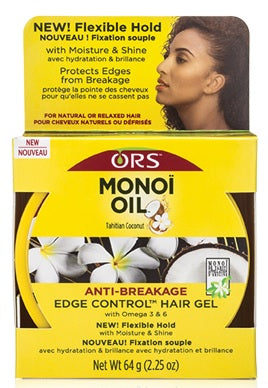 ORS Monoi Oil Anti Breakage Edge Control Hair Gel 64g/2.25oz