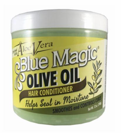 Blue Magic Olive Oil Hair Conditioner Enriched With Aloe Vera 12 oz